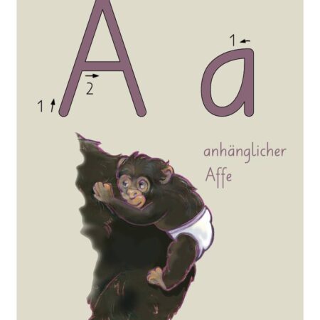 Produkt ABC-Buchstabenkette, ein Lehrmittel für Buchstaben, Übersicht A
