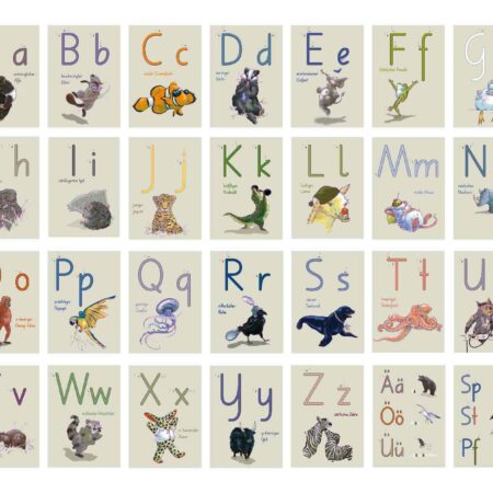 Produkt ABC-Buchstabenkette, ein Lehrmittel für Buchstaben, Übersicht