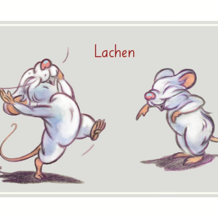 Produkt Bedürfniskarten, ein Lehrmittel für Buchstaben, Übersicht Lachen