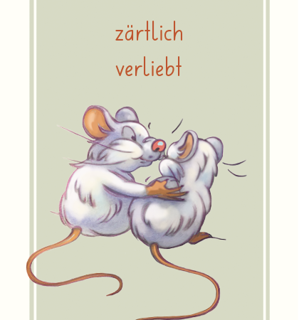 Produkt Gefühlskarten, ein Lehrmittel für Buchstaben, Übersicht zärtlich