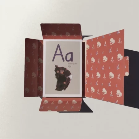 Produkt Postkarten-ABC, ein Lehrmittel für Buchstaben
