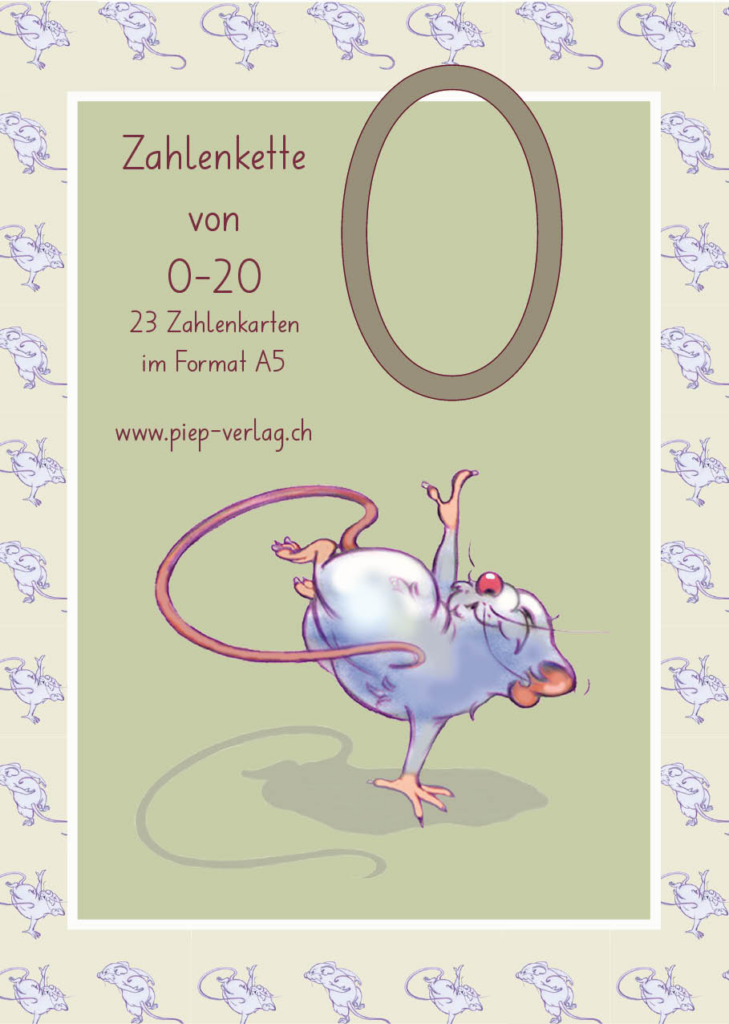 Produkt Zahlekette-Mäuse, ein Lehrmittel für Zahlen, Übersicht 0